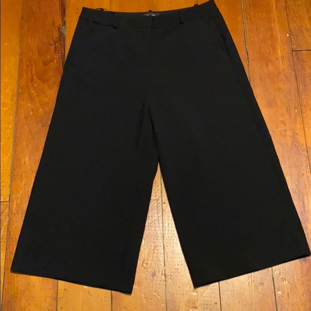 River Island Black Cropped Pants